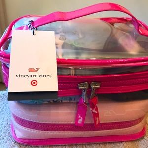 Vineyard Vines for Target NWT cosmetic bags. Priced to give joy. Unopened.